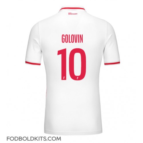 AS Monaco Aleksandr Golovin #10 Hjemmebanetrøje 2024-25 Kortærmet